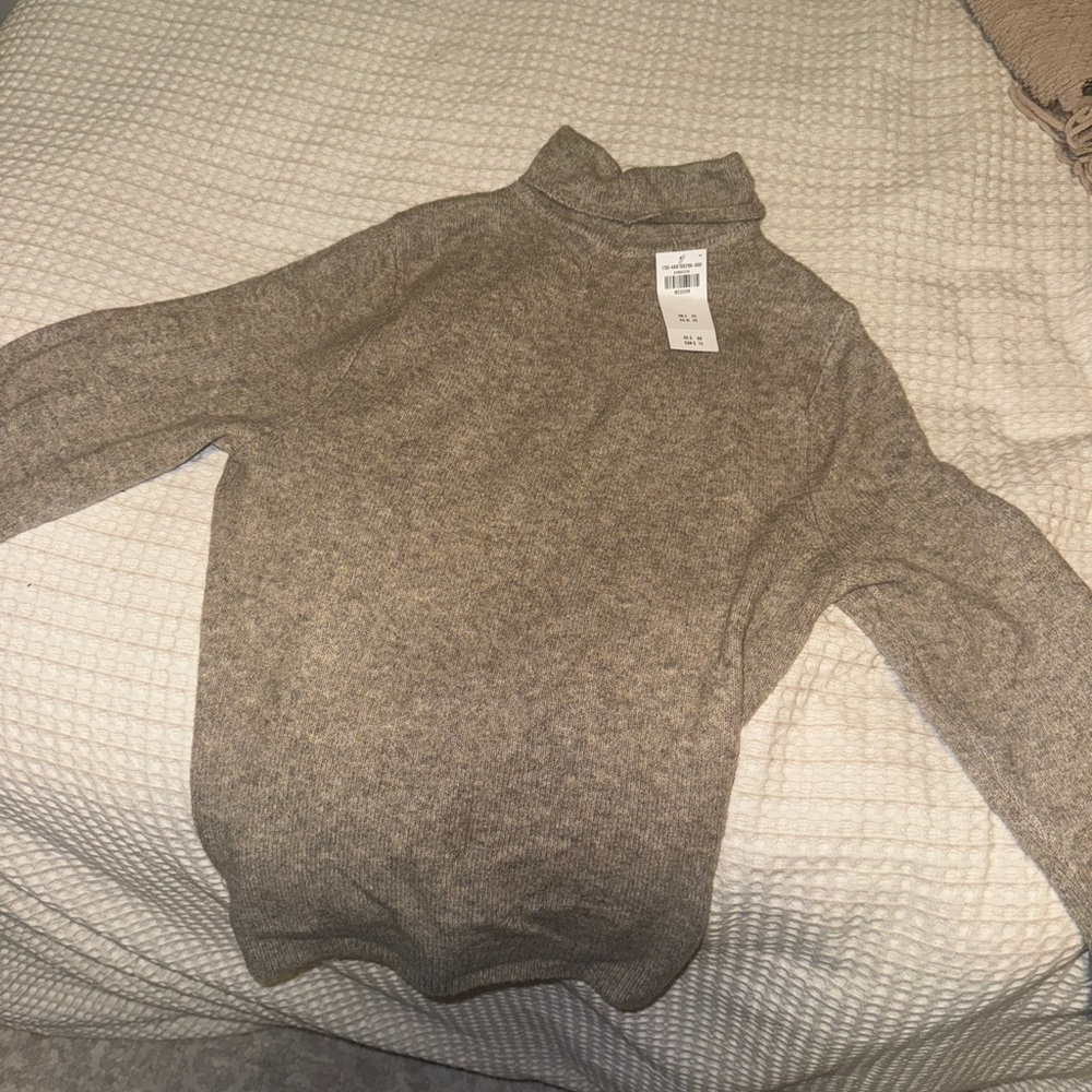 Abercrombie & Fitch Gray Turtleneck Sweater